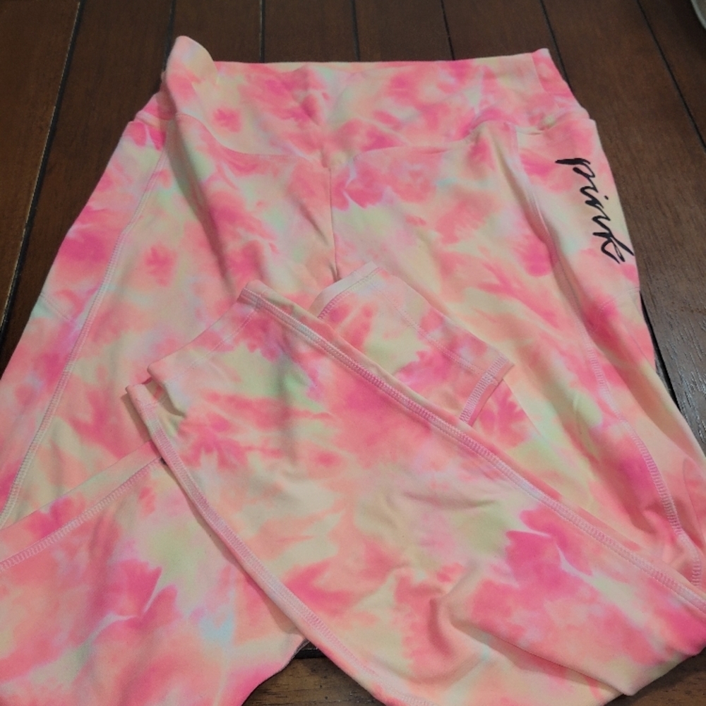 PINK Victoria's Secret Tie-Dye Leggings